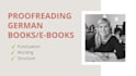 proofread and edit your german book or ebook, professionally