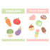 design kawaii cute doodle sticker sheets