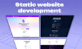 make a static website from your design file