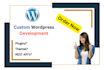 develop custom wordpress site
