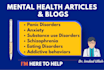 write mental health articles and blogs as a doctor