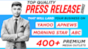 do press release writing and press release distribution
