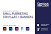 design responsive static email marketing templates, banners
