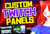 design custom twitch panels