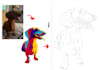 create a custom paint by numbers portrait of your pet in vibrant pop art