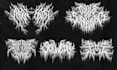 make custom black metal logo