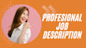 create professional job descriptions