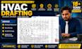 do hvac autocad drafting and shop drawings