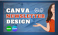 do canva newsletter design