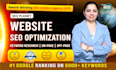 provide complete monthly SEO service with onpage and off page for 1st ranking