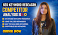 do SEO keyword research and competitor analysis