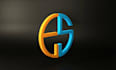 create 3d rotating logo animation spin loop, gif animation