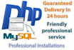 install any php mysql script on your server now