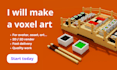 make a voxel art