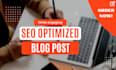 write engaging SEO optimized blog posts and articles