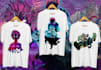 create a anime t shirt design for you