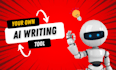 create your own ai writing tool web app