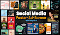 design converting facebook ads design, instagram story, banner for social media