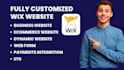 build customized and dynamic wix website