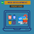 be front end web developer using html, css, javascript, bootstrap
