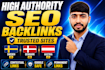 create manual high authority dofollow SEO backlinks for sweden denmark austria