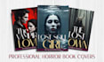 design professional horror book cover or ebook cover