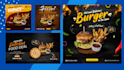 design a stunning restaurant banner, menus, flyers