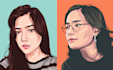 create simple cartoon portrait