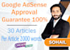 create a wordpress website that guarantees adsense approval