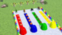 create 3d animal crossing fountain animation