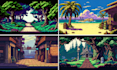 create ai powered pixel art backgrounds