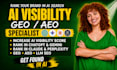 increase ai visibility score to rank in chatgpt gemini claude GEO aeo local SEO