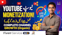 do organic youtube channel monetization and promotion