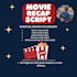 write movie recap scripts for your faceless youtube channel