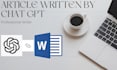use chatgpt to write articles and essays
