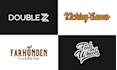 design professional minimalistic text based logo