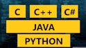code cpp, c plus plus, java, c sharp, python programes