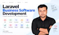 develop laravel CRM erp admin panel and business software