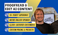 proofread, edit and humanize ai content