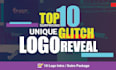 make top 10 surprising unique glitch logo reveal