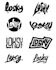 do unique hand lettering logo design or typography