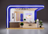 design 3d trade show booth, exhibition stall, stand, kiosk