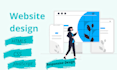 create responsive website design using HTML,CSS,javascript