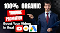 organic video promotion with google ads