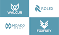 do modern monogram or personal initial letter logo design
