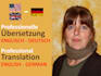 translate professionally from english into german