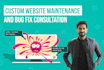 do website bug fixing and maintenance