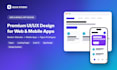 design creative UI UX website mockups