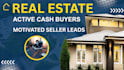 provide motivated seller leads list active cash buyers list  with skip trace