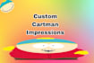 say custom messages in an eric cartman impression